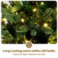 4ft 1.2m Christmas Tree LED Potted Xmas Tree Party Decor 8 Light Modes