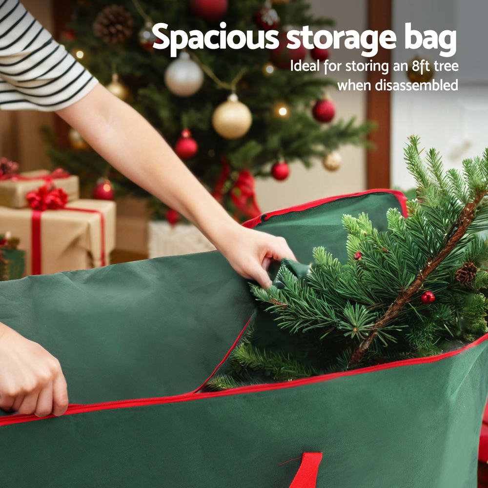 Christmas Tree Storage Bag Fits Up to 8ft Tree Xmas Bag - Green