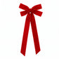 12Pcs Red Velvet Christmas Bows Tree Decorations Xmas Decor