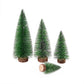 Christmas Table Decoration 4Pcs Mini Tree Set Frosted Party Decor