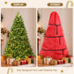 8ft 2.4m Pre-Lit Christmas Tree 1488 LED Green with Red Storage Bag