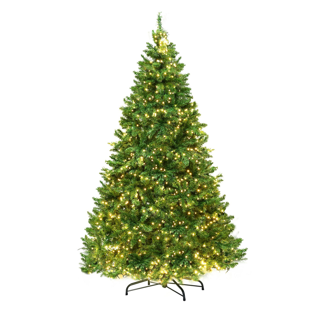 9ft 2.7m 1800 LED 1831 Tips Christmas Tree Xmas Tree Decorations 8 Light Modes