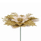 10Pcs Christmas Tree Flower Set Garland Wreath Poinsettia Decorations
