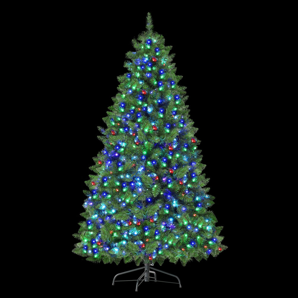 6ft 1.8m Christmas Tree RGB Remote LED Tree Party Decoration 890 Tips