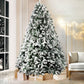 7ft 2.1m Christmas Tree Xmas Trees Decorations Snowy 1106 Tips