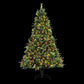 7ft 2.1m Christmas Tree with Pine Cones Red Berries Prelit LED Warm Lights