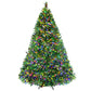 7ft 2.1m 2800 LED Christmas Tree Xmas Tree Decor Lights 8 Modes - Multi Colour