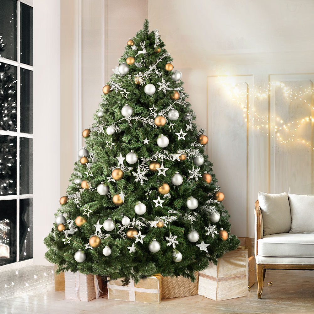 8ft 2.4m 1500 Tips Christmas Tree Xmas Tree Decorations Green