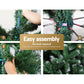 8ft 2.4m Christmas Tree Xmas Trees Decorations Snowy 1500 Tips