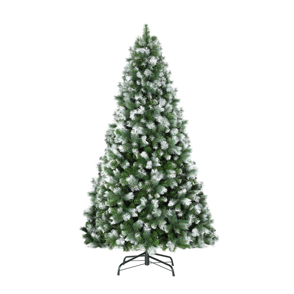 9ft 2.7m 2.7M Christmas Tree with Pine Needle Snowy Xmas Tree 1765 Tips