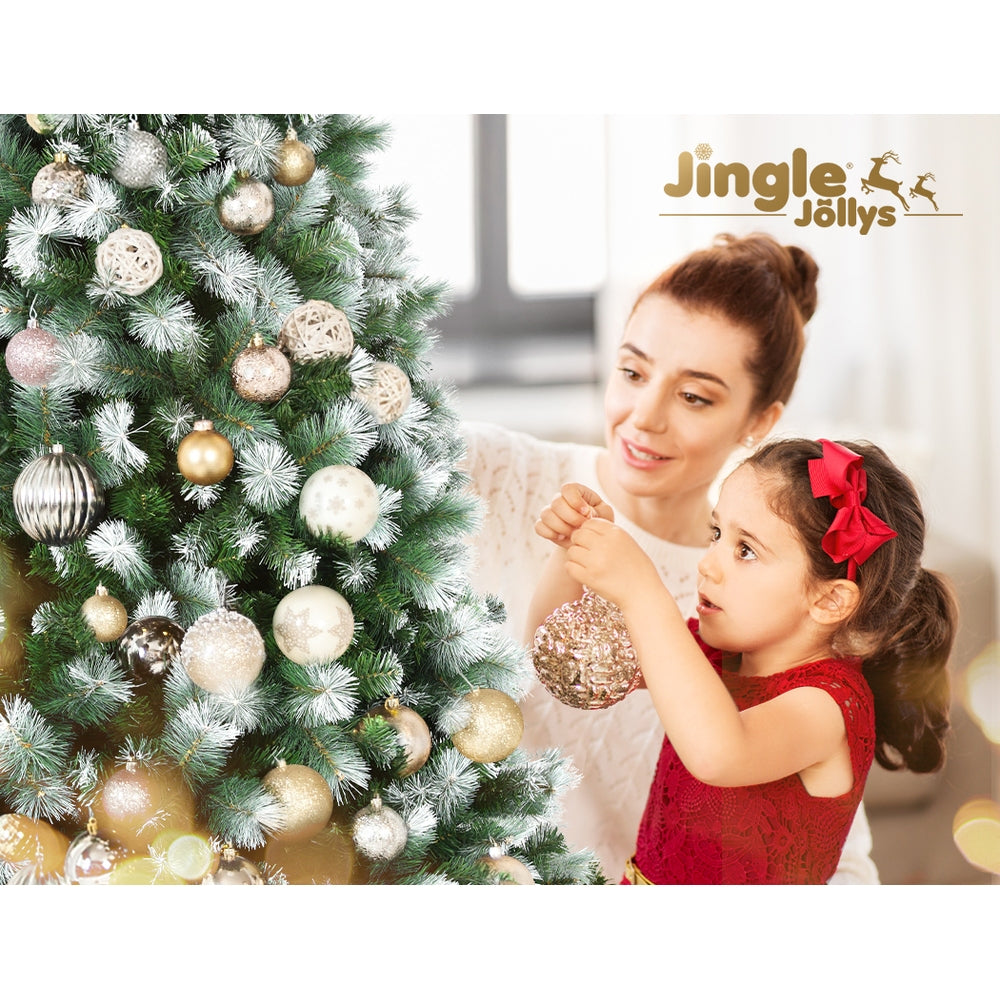 9ft 2.7m 2.7M Christmas Tree with Pine Needle Snowy Xmas Tree 1765 Tips