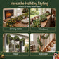 2.7M Christmas Garland 8 Mode LED Lights Timing 200Tips Xmas Decor