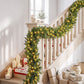 2.7M Christmas Garland 8 Mode LED Lights Timing 200Tips Xmas Decor