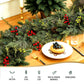 3M Christmas Garland Pre-lit LED with Pine Cones Xmas Decor Green