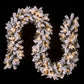 1.8M Christmas Garland 8 Mode LED Snow Frosted Tips Auto Timing