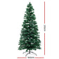 7ft 2.1m Christmas Tree LED Xmas Multi Colour Lights Optic Fibre