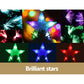 7ft 2.1m Christmas Tree LED Xmas Multi Colour Lights Optic Fibre