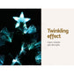 7ft 2.1m Christmas Tree LED Xmas Multi Colour Lights Optic Fibre