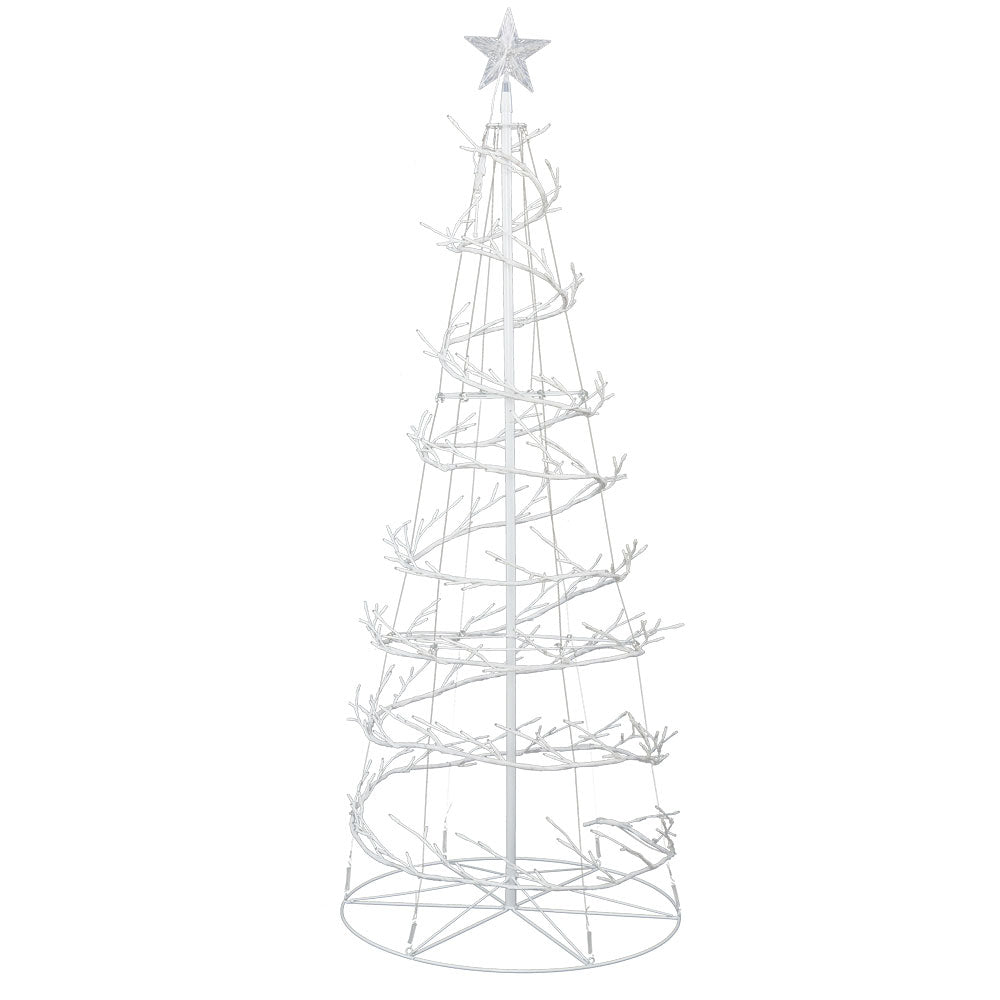 6ft 1.8m Christmas Tree LED Xmas Decoration Cold White Lights