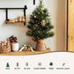 60cm Christmas Tree Mini Tabletop 8 Light Modes Timer Xmas Tree