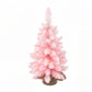 2ft 60cm Flocked Pink Christmas Tree Mini Tabletop Xmas Tree