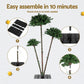 6ft 1.8m Christmas Tree 3-in-1 LED Xmas Palm Tree Party Decor
