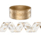 20M Christmas Ribbon Roll Bow Printed Xmas Tree Decor Gift Gold