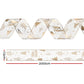 20M Christmas Ribbon Roll Bow Printed Xmas Tree Decor Gift Gold