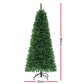6ft 1.8m 200 LED 544 Tips Pre-lit Christmas Tree 8 Mode Multi Colour Light Xmas