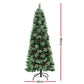 6ft 1.8m 200 LED 556 Tips Christmas Tree Xmas Tree Party Decorations Red Barries