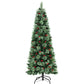 6ft 1.8m 200 LED 556 Tips Christmas Tree Xmas Tree Party Decorations Red Barries