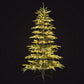 7ft 2.1m 400 LED 860 Tips Christmas Tree LED Sparse Xmas Tree Party Decoration