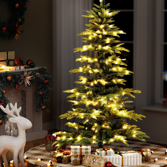 7ft 2.1m 400 LED 860 Tips Christmas Tree LED Sparse Xmas Tree Party Decoration