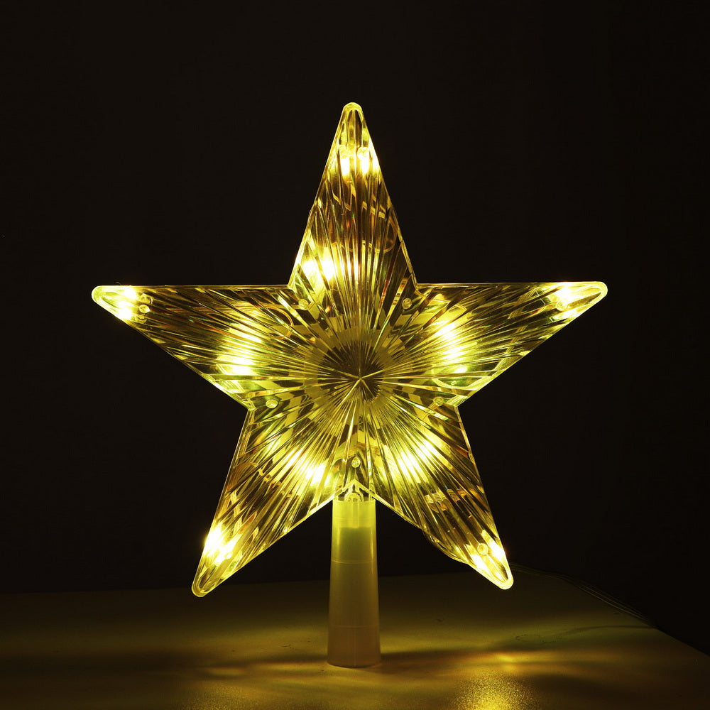 Christmas Tree Topper Star RGB LED Xmas Decor 80 Modes APP Control