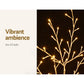 7ft 2.1m 480 LED Christmas Trees Warm White