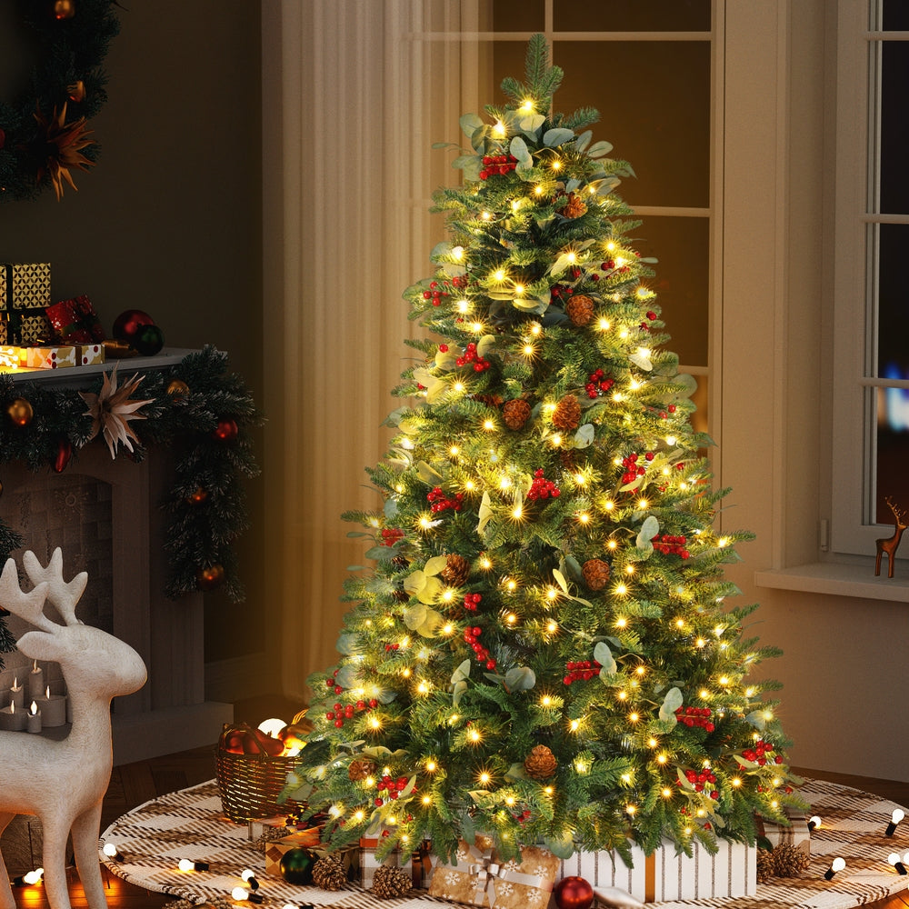 5ft 1.5m 160 LED 355 Tips Christmas Tree Xmas Tree Party Decorations