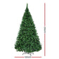 7ft 2.1m Christmas Tree Xmas Tree Decorations 1134 LEDs 8 Light Mode