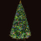 7ft 2.1m Christmas Tree Xmas Tree Decoration 8 Light Mode Multi Colour