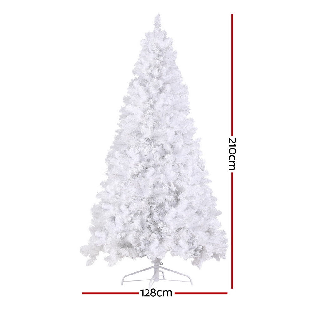 7ft 2.1m 500 LED Christmas Tree Xmas Tree Decorations - White