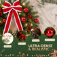 60cm Pre-lit Christmas Wreath Garlands LED Light Front Door Decor Bow