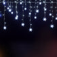 Christmas Lights 80 LED 3M Icicle Light Snow Decorations