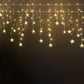 Solar Christmas Lights 80 LED 3M Icicle Light Star Decorations