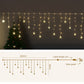 Solar Christmas Lights 80 LED 3M Icicle Light Star Decorations