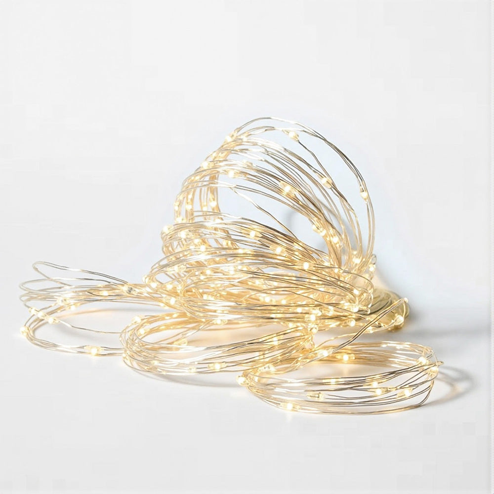 3M 300 LED Christmas Lights Curtain String Light - Warm White