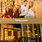 3M 300 LED Christmas Lights Curtain String Light - Warm White