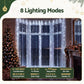 3x3M Christmas Lights Curtain String Light 300 LED Cool White
