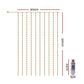 3x3M Christmas Lights Curtain String Light 300 LED Cool White