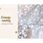 6X3M Christmas Lights Curtain Light 600 LED - Cool White