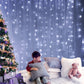 6X3M Christmas Lights Curtain Light 600 LED - Cool White