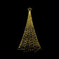 7ft 2.1m Solar Christmas Tree 320 LED Net Lights Xmas Trees Decoration